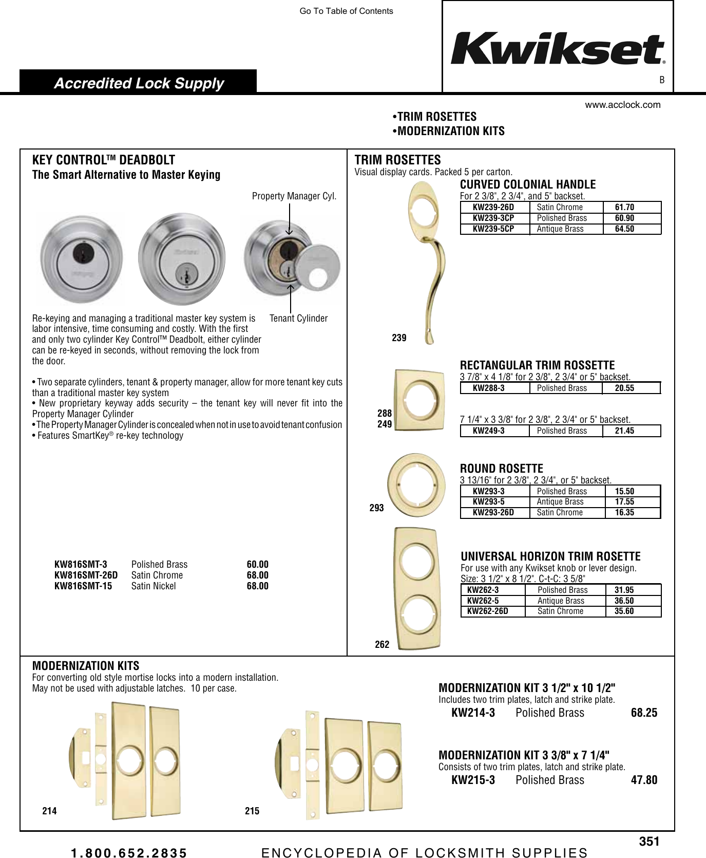 Page 4 of 11 - Locks  View PDF Kwikset-hq