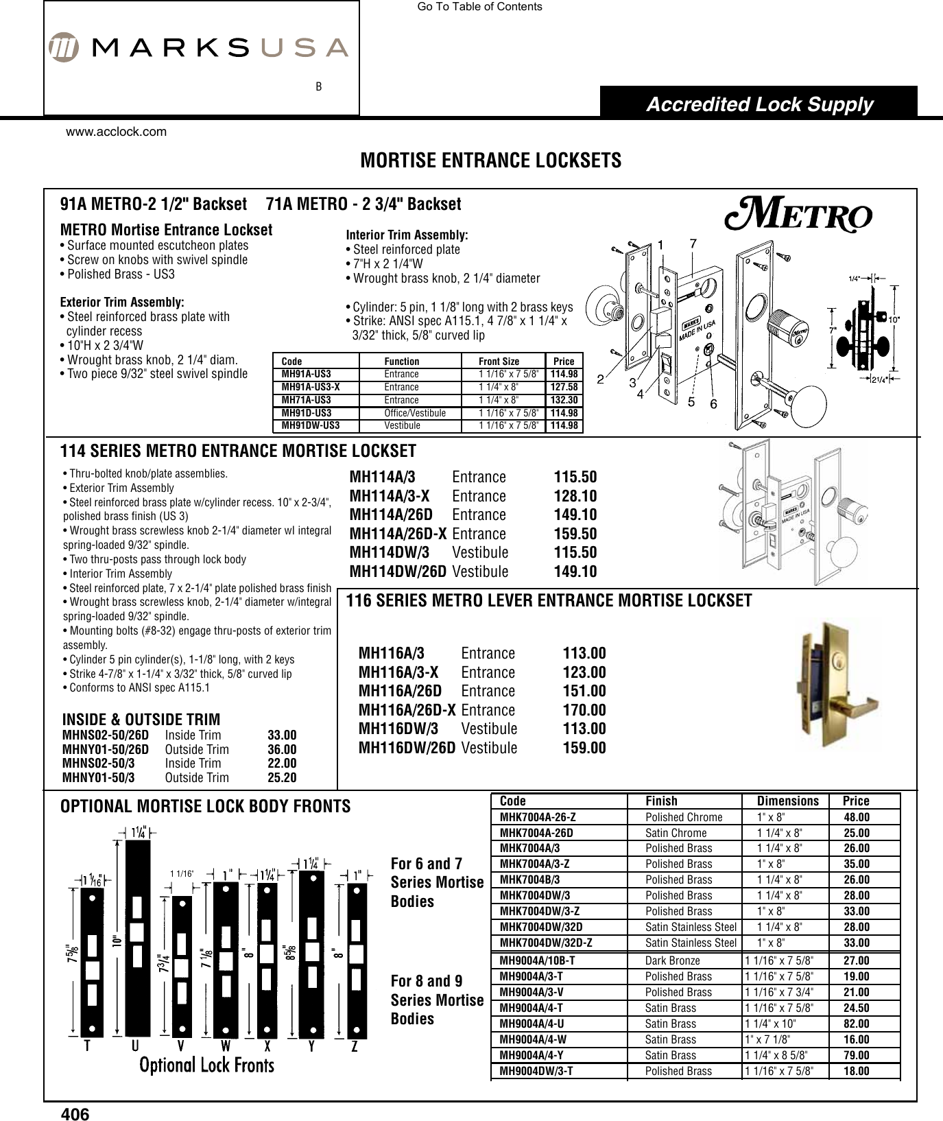 Page 3 of 12 - Locks  View PDF Marks-hq