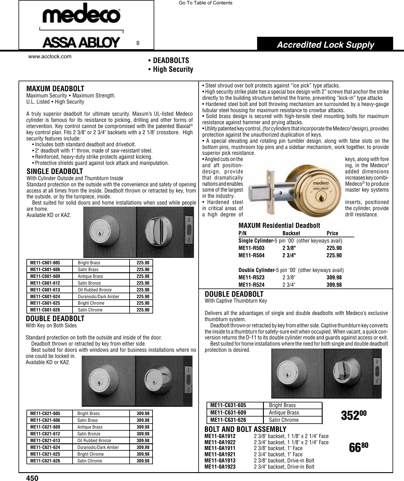 Page 2 of 10 - Locks  View PDF Medeco-hq