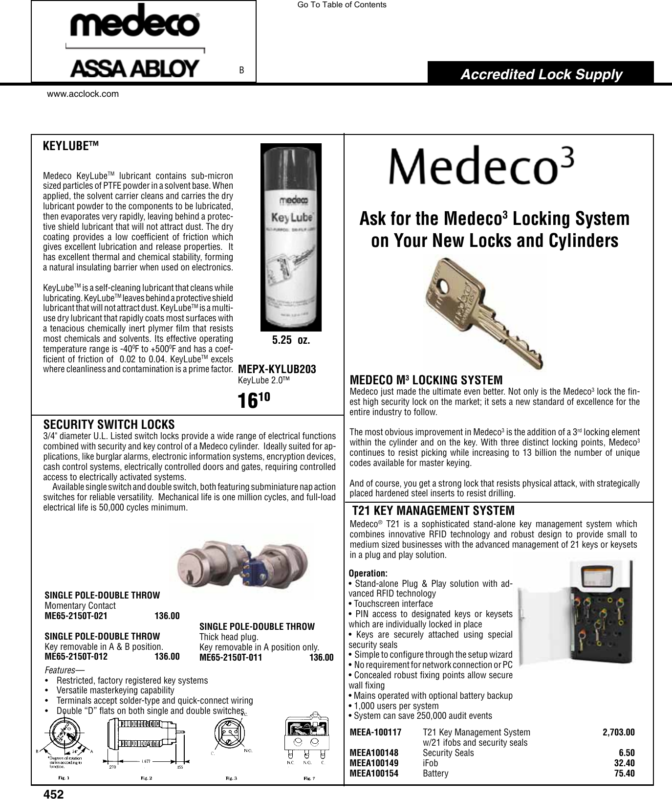 Page 4 of 10 - Locks  View PDF Medeco-hq