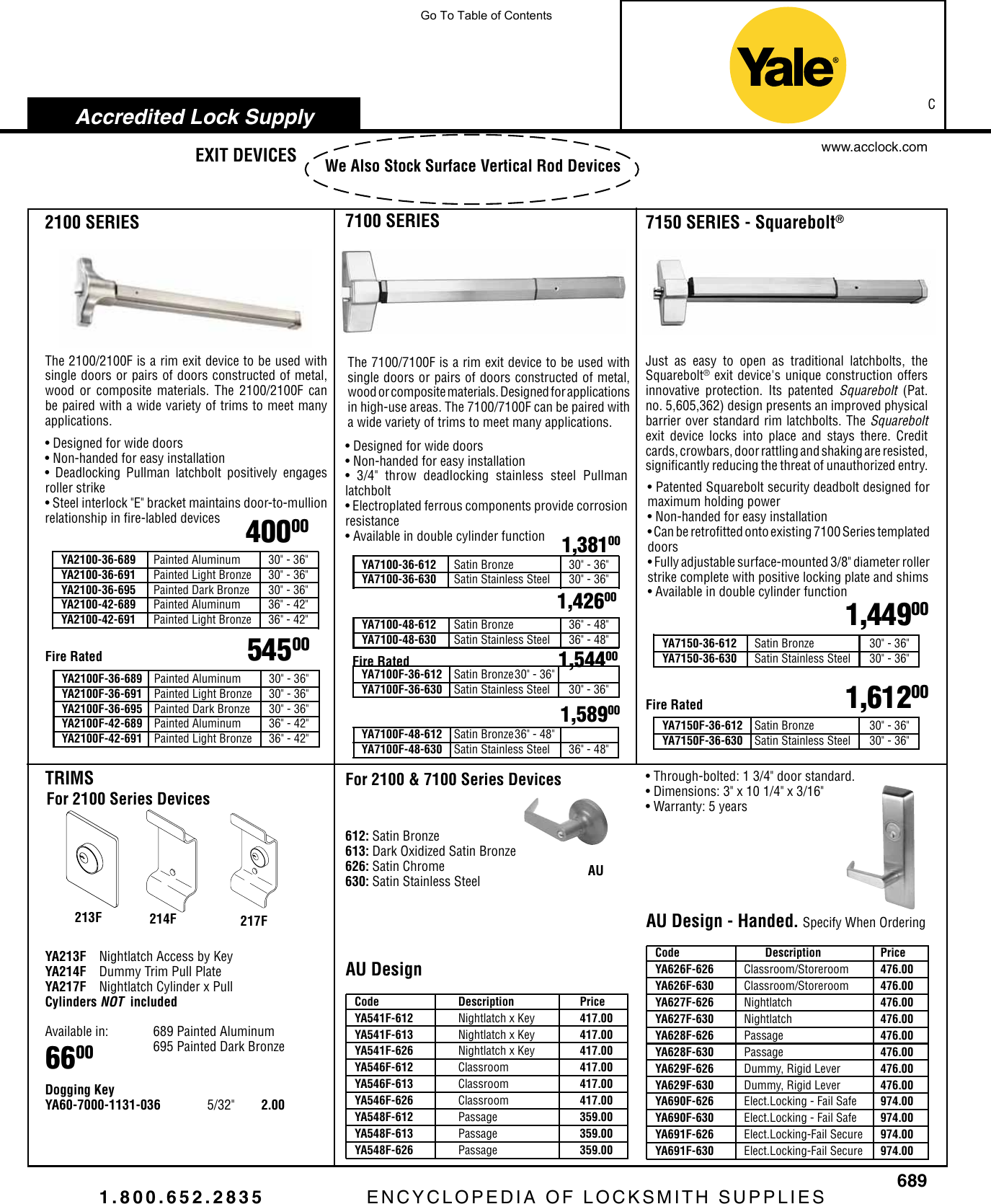 Page 12 of 12 - Locks  View PDF Yale-hq