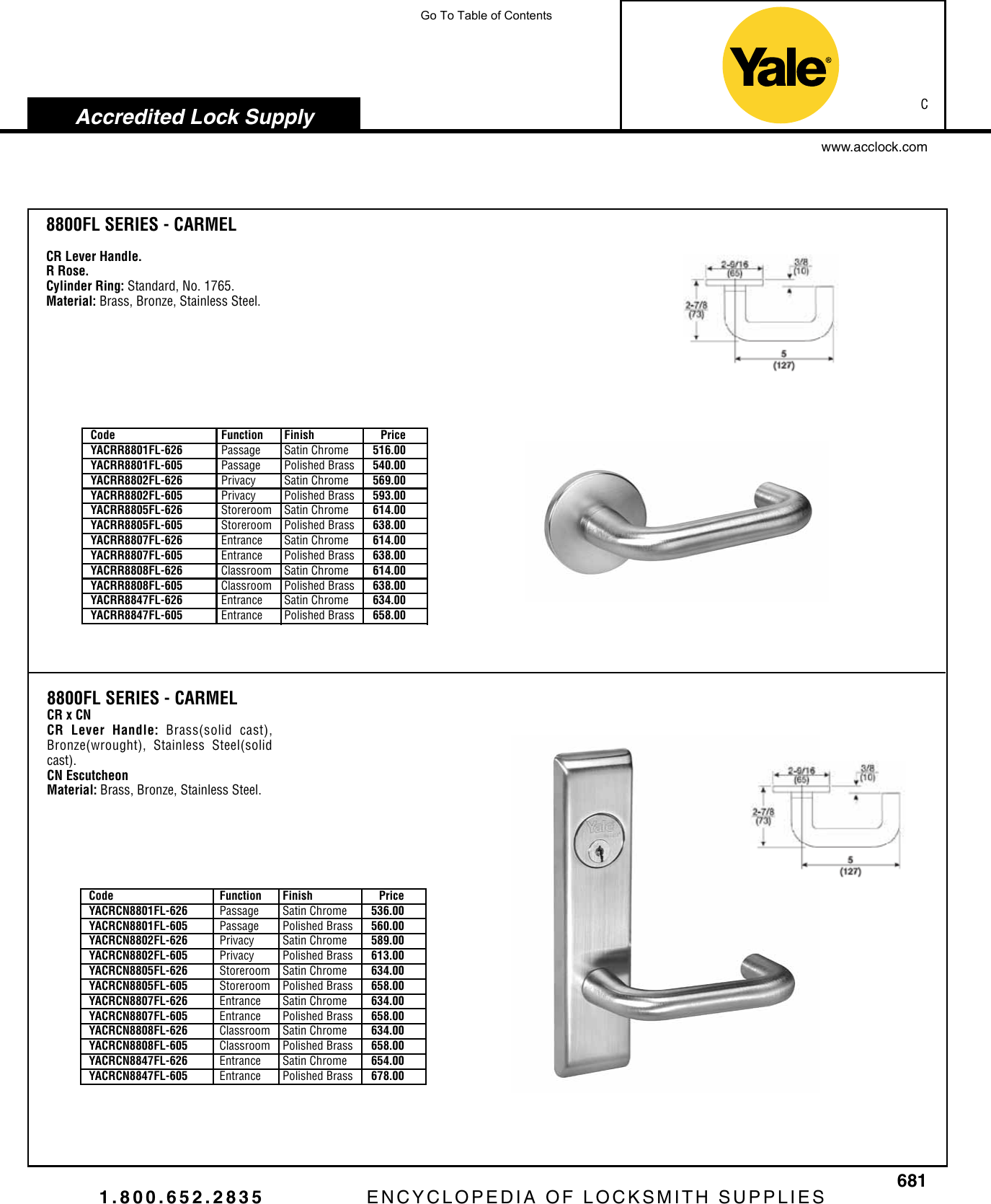 Page 4 of 12 - Locks  View PDF Yale-hq