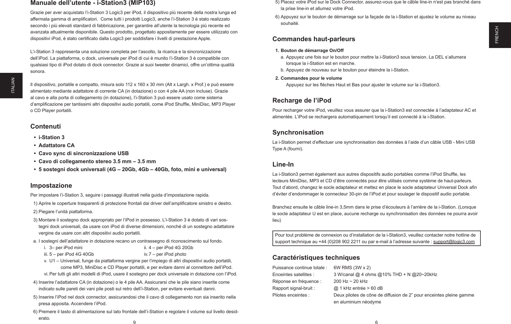 Page 7 of 8 - Logic-3 Logic-3-Logic-3-Speaker-Logic3-Users-Manual- MIP103 Manual-060404  Logic-3-logic-3-speaker-logic3-users-manual