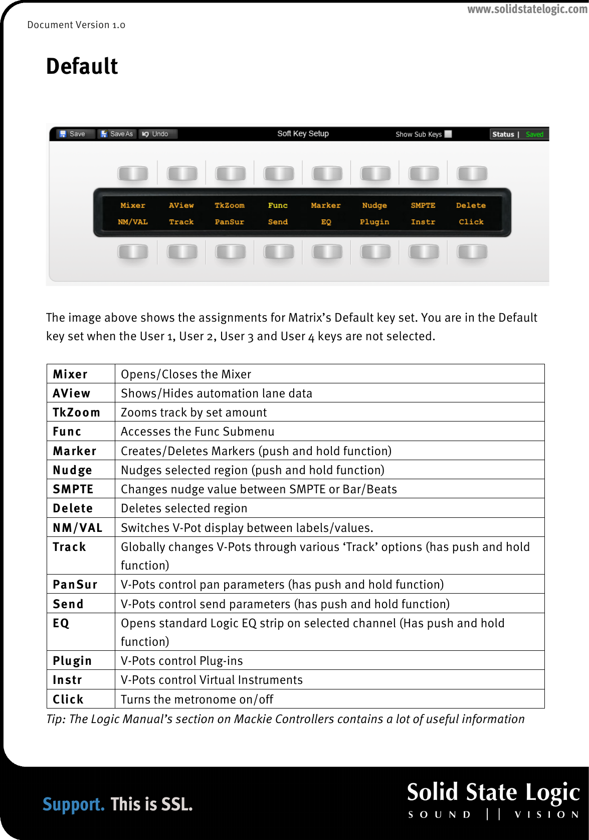Page 4 of 11 - Logic Standard Matrix Profile - Setup And Quick Start Guide Logic-Standard-Matrix-Profile-Setup-Quick-Start-Guide
