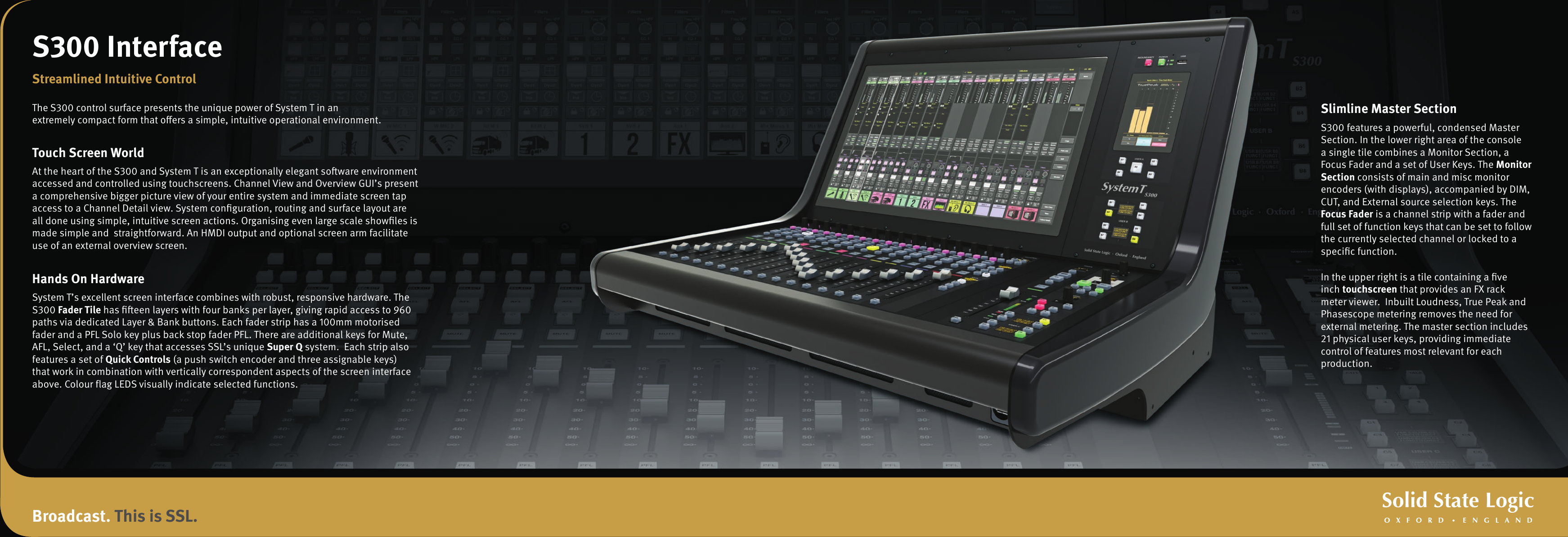 Page 5 of 9 - Logic Ssl-System-T-S300-Brochure User Manual Brochure