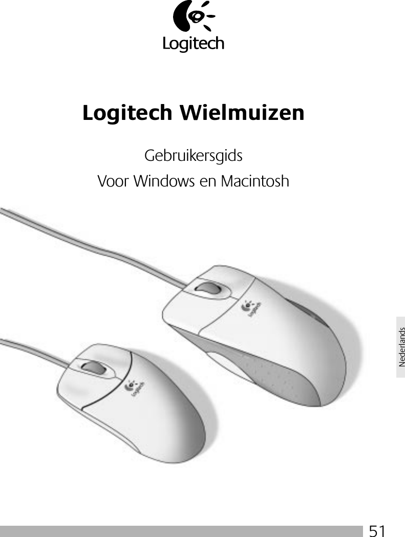 51NederlandsLogitech WielmuizenGebruikersgidsVoor Windows en Macintosh 