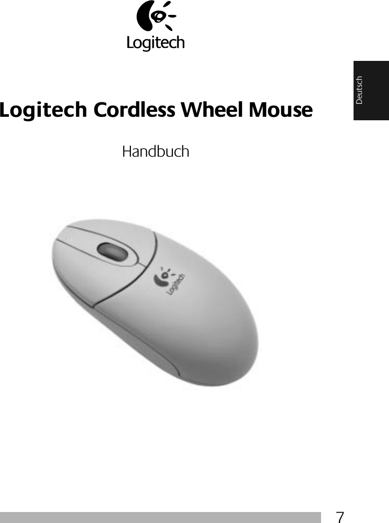  7 Deutsch Logitech Cordless Wheel Mouse Handbuch
