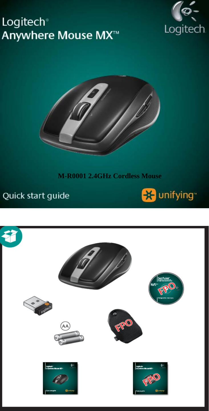    M-R0001 2.4GHz Cordless Mouse 