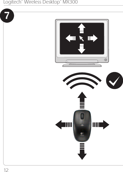 12 Logitech® Wireless Desktop® MX3007