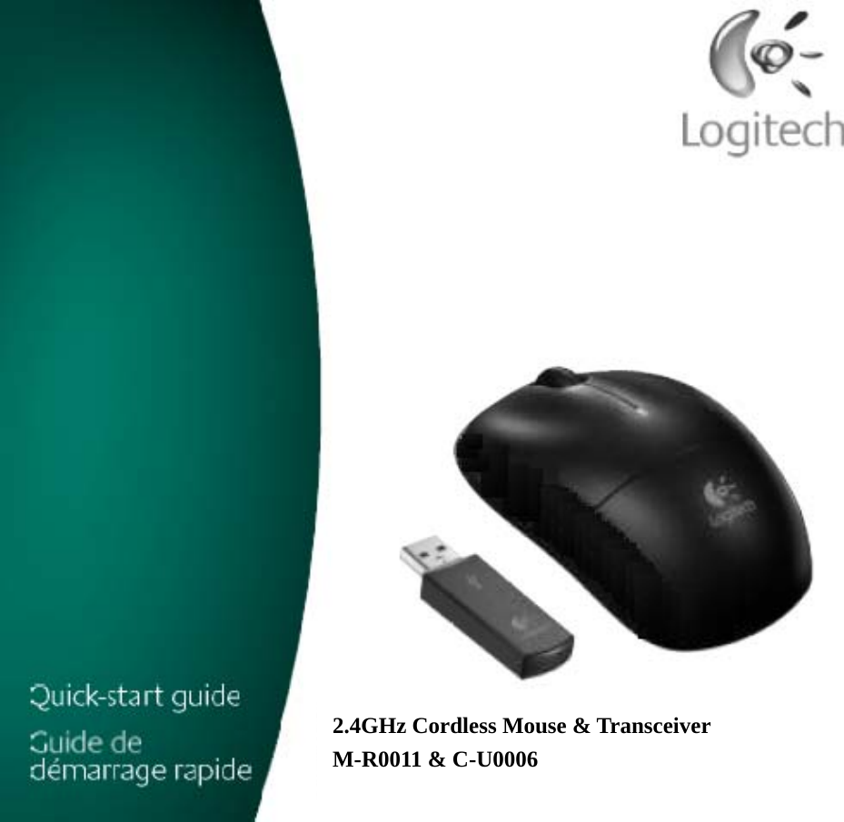           2.4GHz Cordless Mouse &amp; Transceiver M-R0011 &amp; C-U0006 