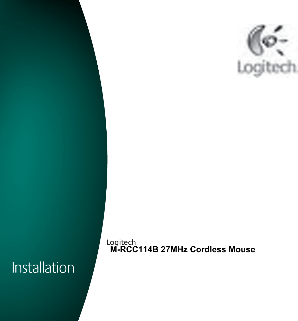 M-RCC114B 27MHz Cordless Mouse