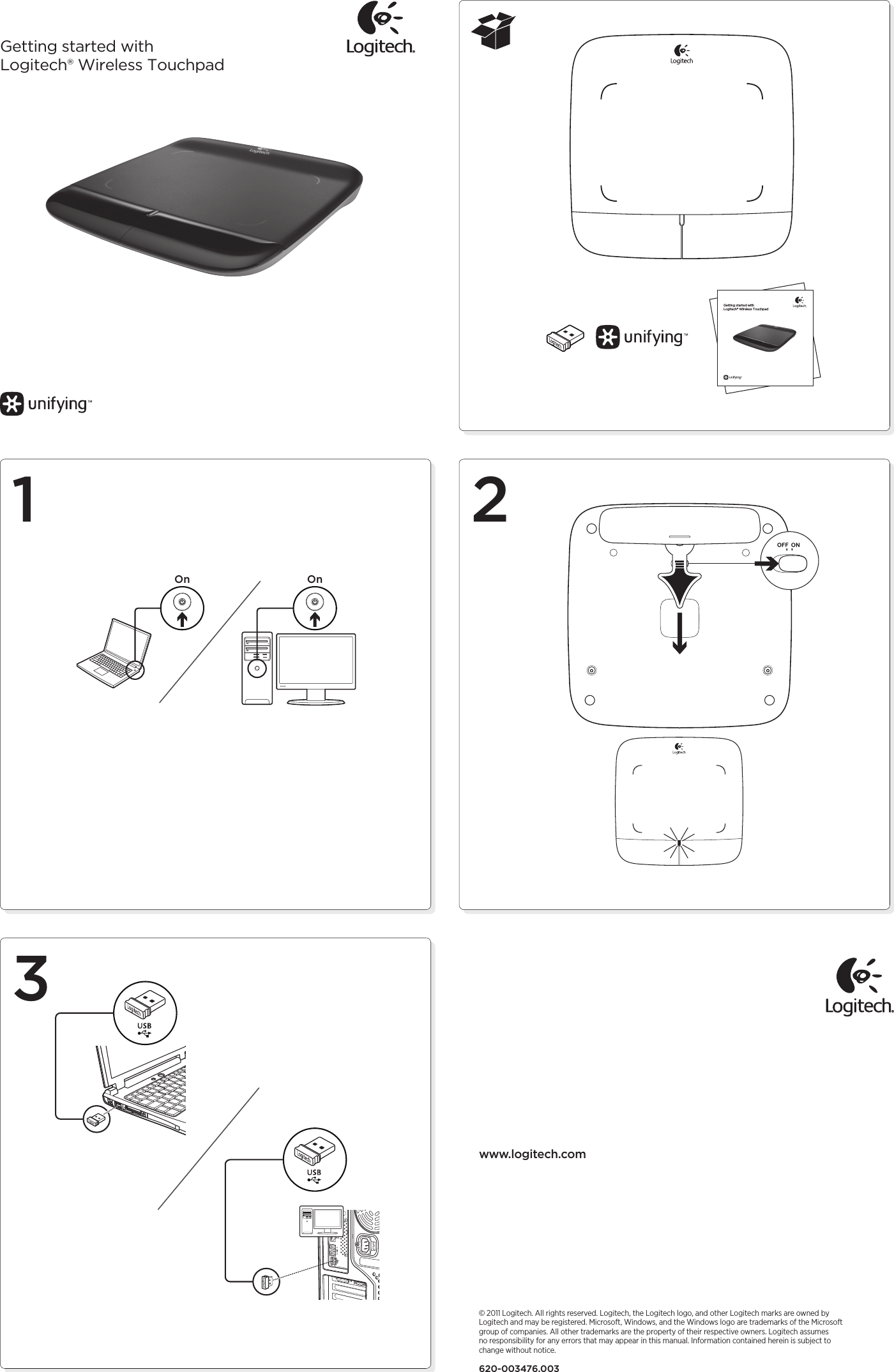 Logitech Far East Tr Logitech Wireless Touchpad User Manual Part