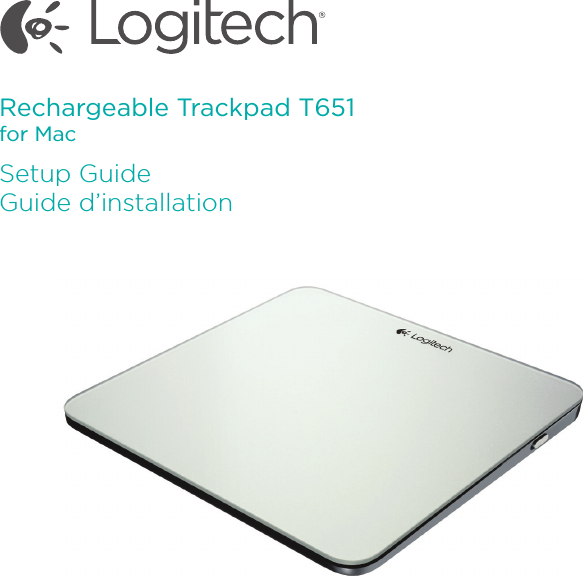 Rechargeable Trackpad T651for MacSetup GuideGuide d’installation