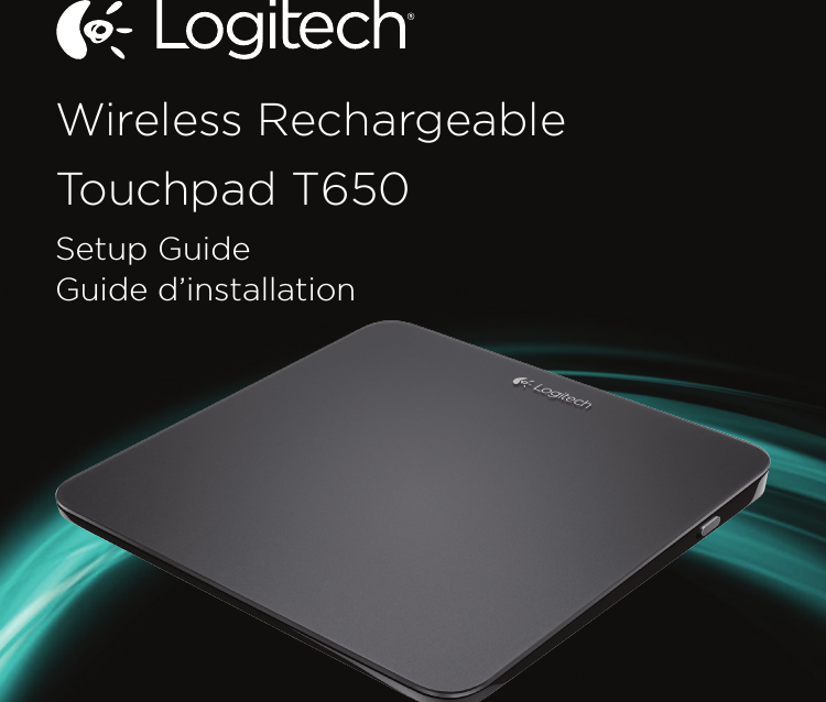 Wireless Rechargeable  Touchpad T650Setup GuideGuide d’installation