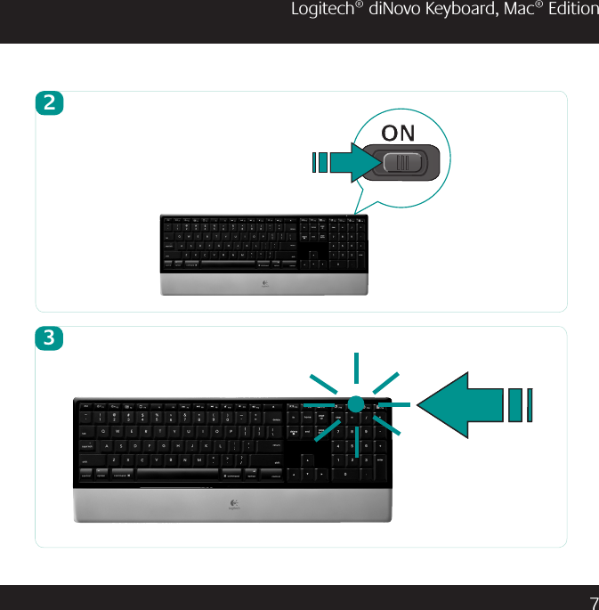 7Logitech® diNovo Keyboard, Mac® Edition23