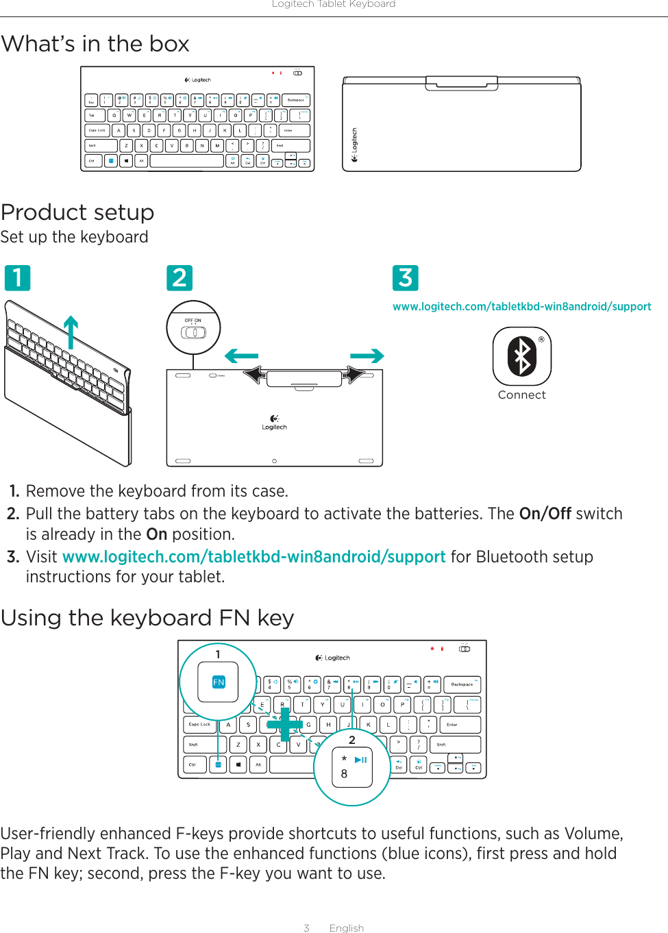 Page 3 of 9 - Logitech Logitech-920004569-Users-Manual-  Logitech-920004569-users-manual