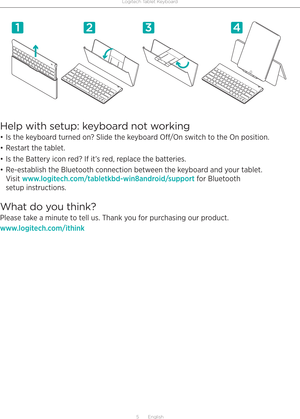 Page 5 of 9 - Logitech Logitech-920004569-Users-Manual-  Logitech-920004569-users-manual