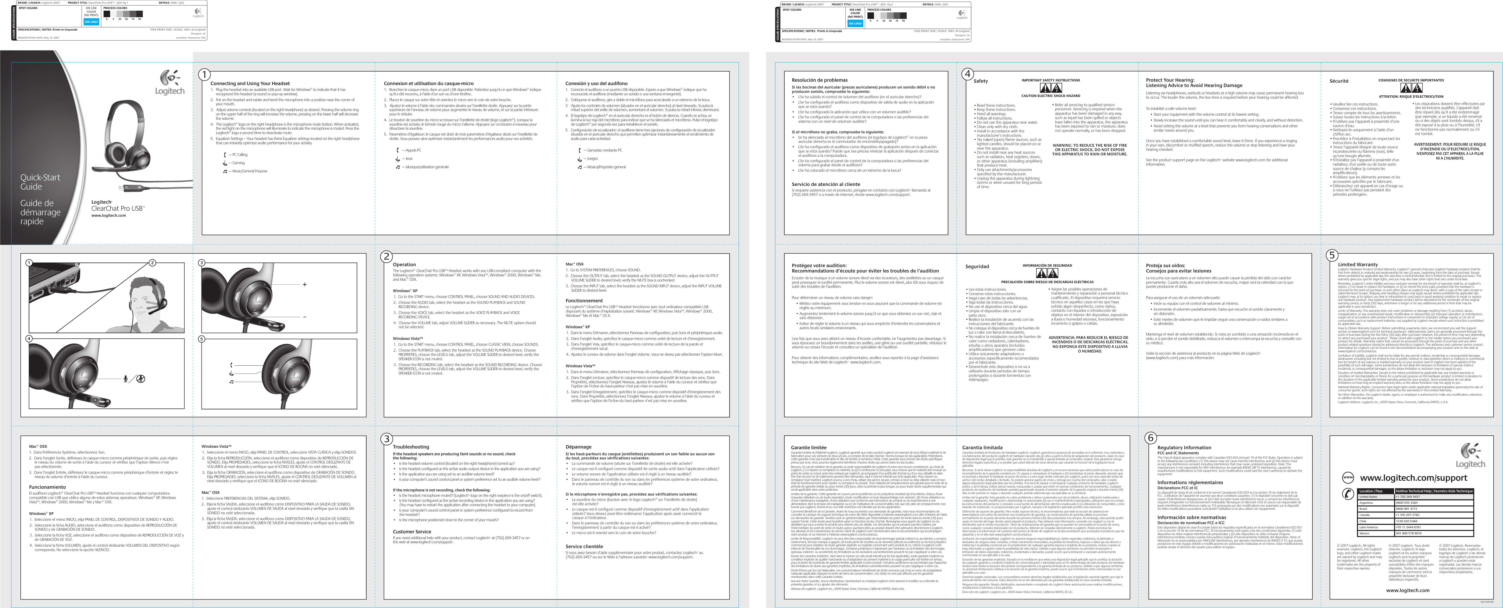 Logitech A 00008 Quick Start Guide