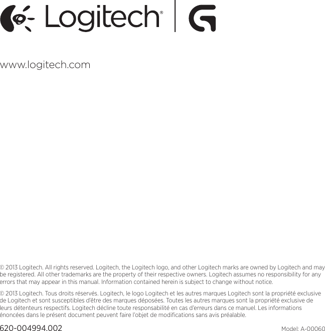 Page 12 of 12 - Logitech Logitech-G230-Users-Manual-  Logitech-g230-users-manual