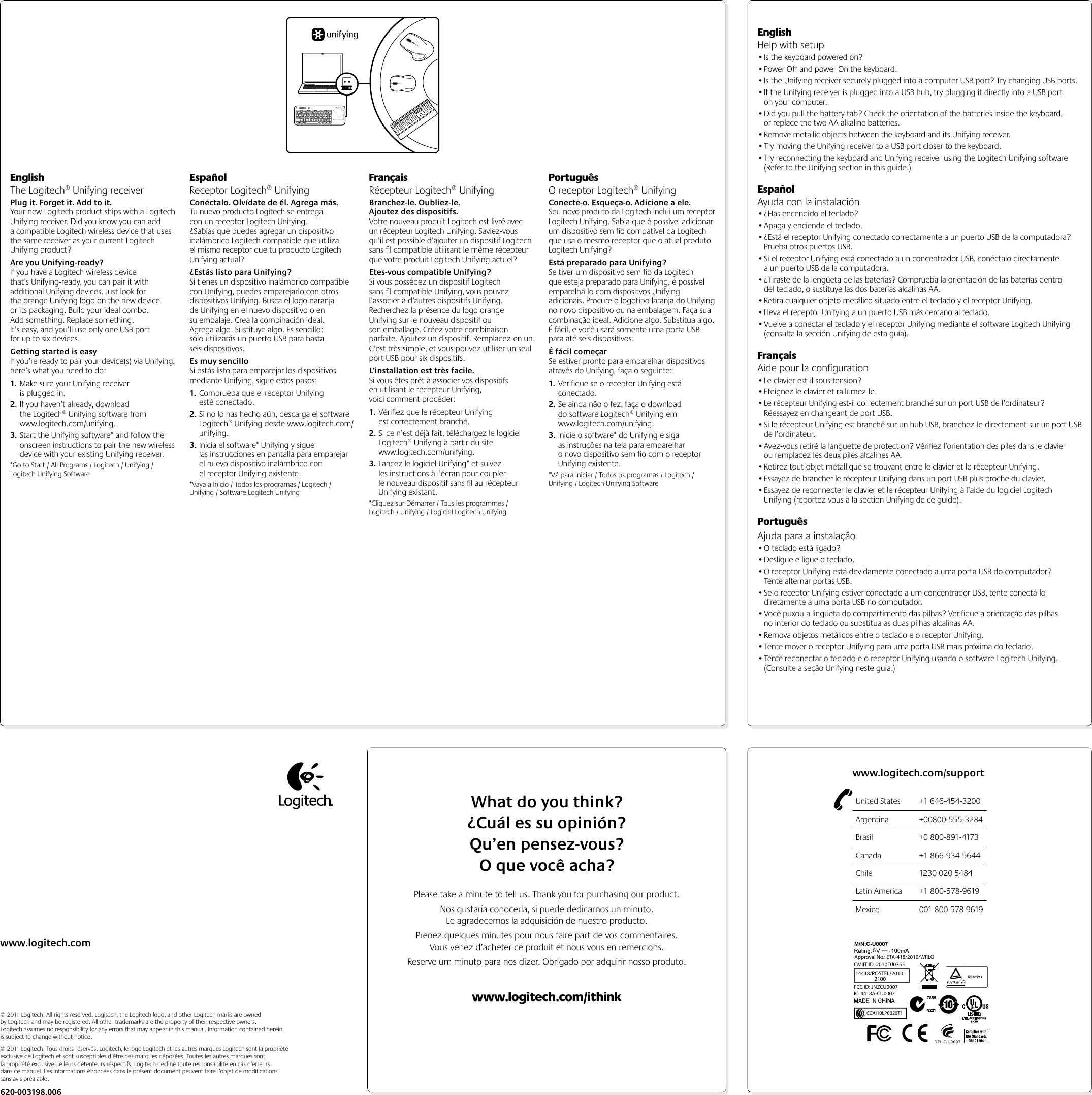 Page 2 of 2 - Logitech Logitech-K400-Users-Manual-  Logitech-k400-users-manual