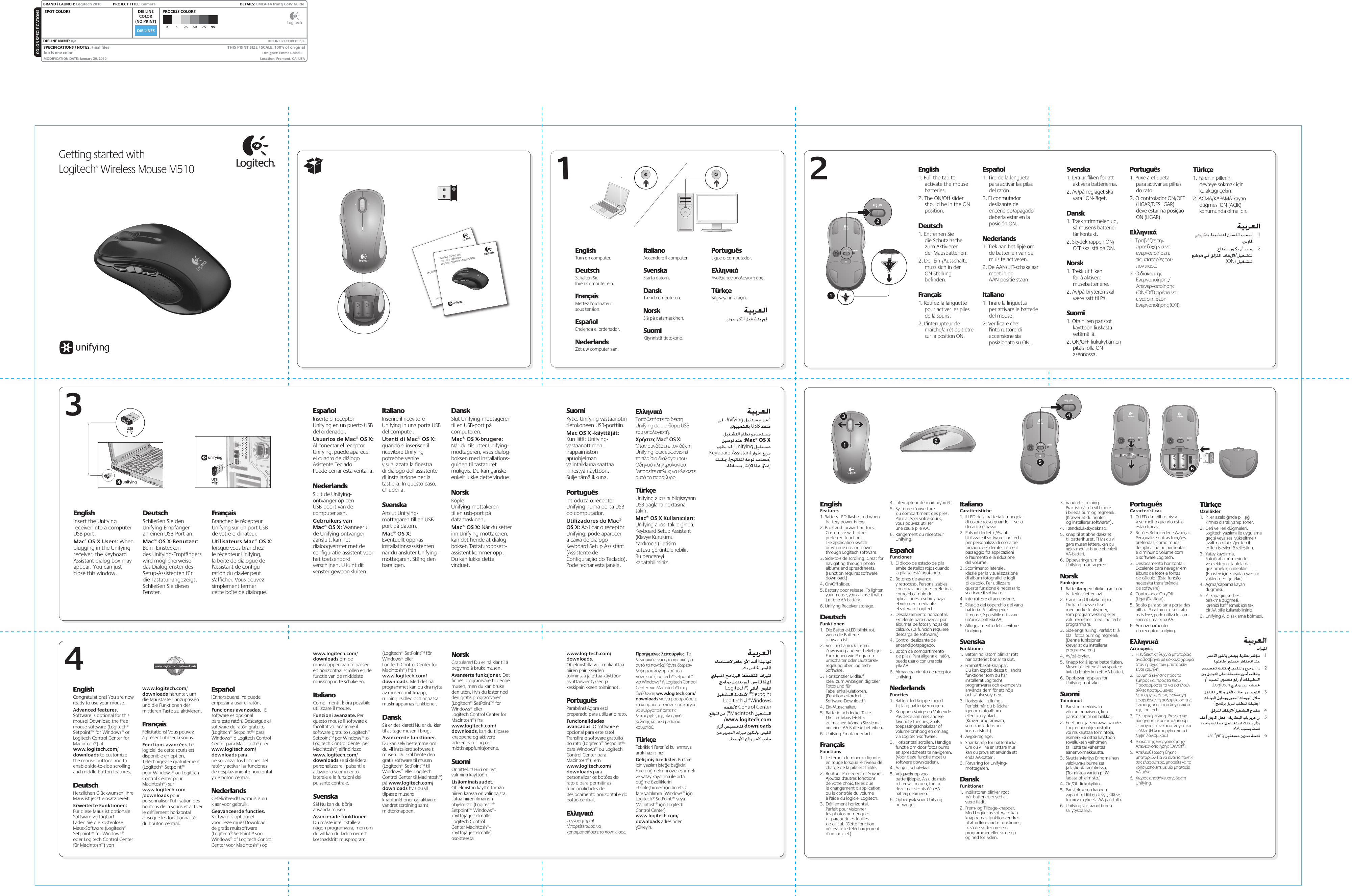 Page 1 of 2 - Logitech Logitech-M510-Users-Manual-  Logitech-m510-users-manual