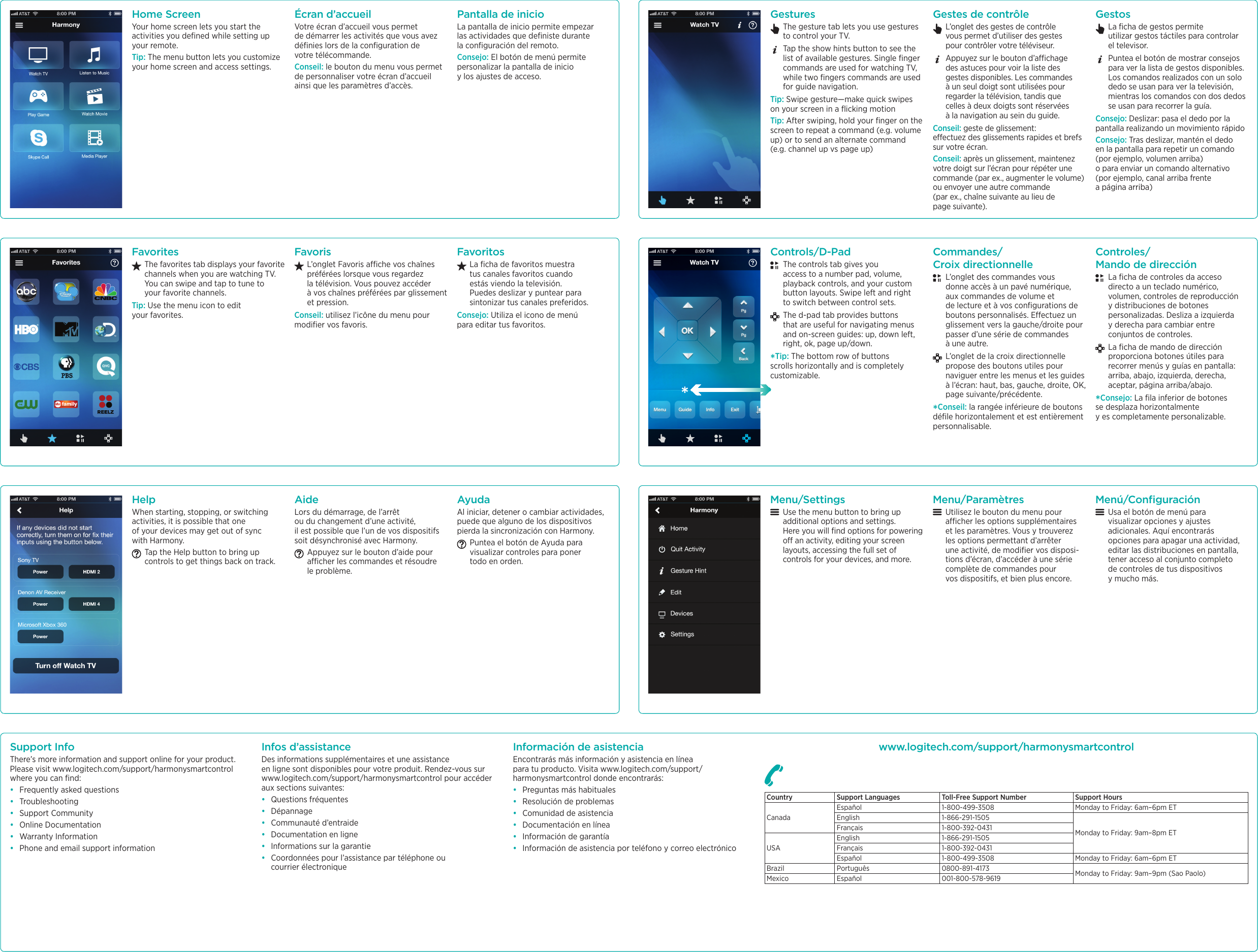 Page 2 of 2 - Logitech Logitech-N-R0005-Quick-Start-Guide