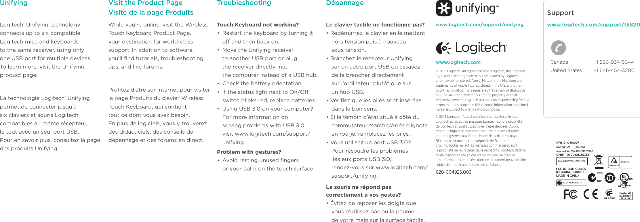 Page 2 of 2 - Logitech Logitech-Tk820-Users-Manual-  Logitech-tk820-users-manual