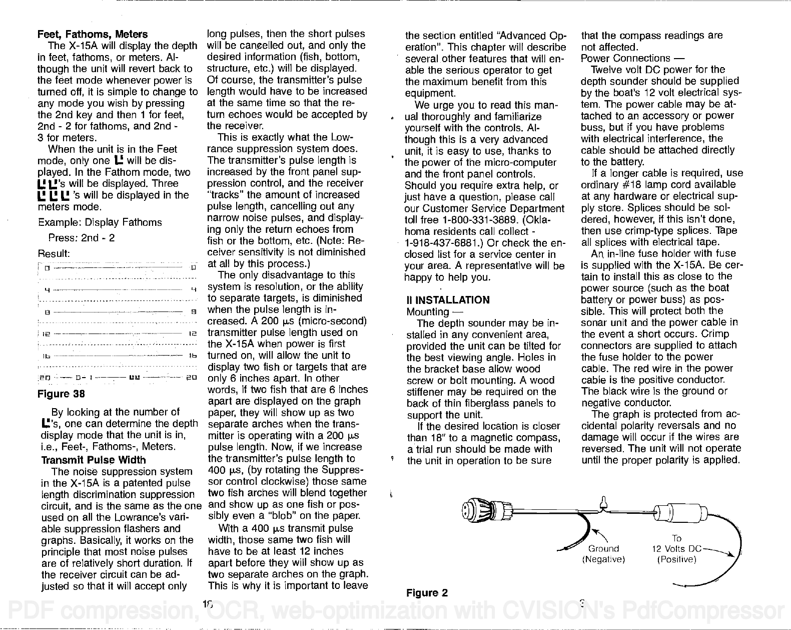 Page 5 of 12 - Lowrance-Electronic Lowrance-Electronic-X-15A-Users-Manual-  Lowrance-electronic-x-15a-users-manual