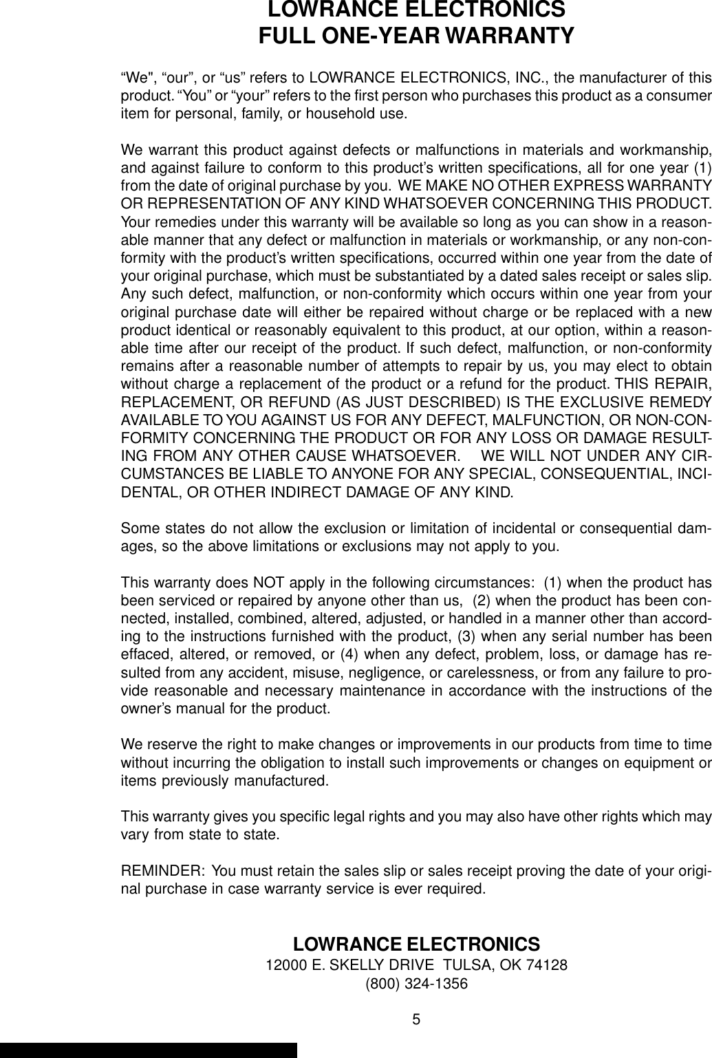 Page 5 of 7 - Lowrance Lowrance-3500-Installation-And-Operation-Instructions-Manual-820269 ManualsLib - Makes It Easy To Find Manuals Online! User Manual