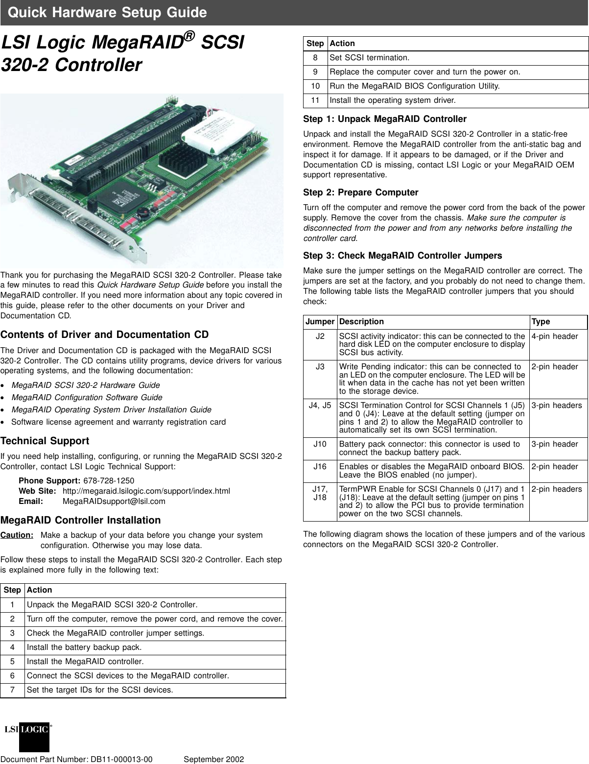 Lsi Scsi 320 2 Controller Users Manual MegaRAID_SCSI320 2_QHSG_