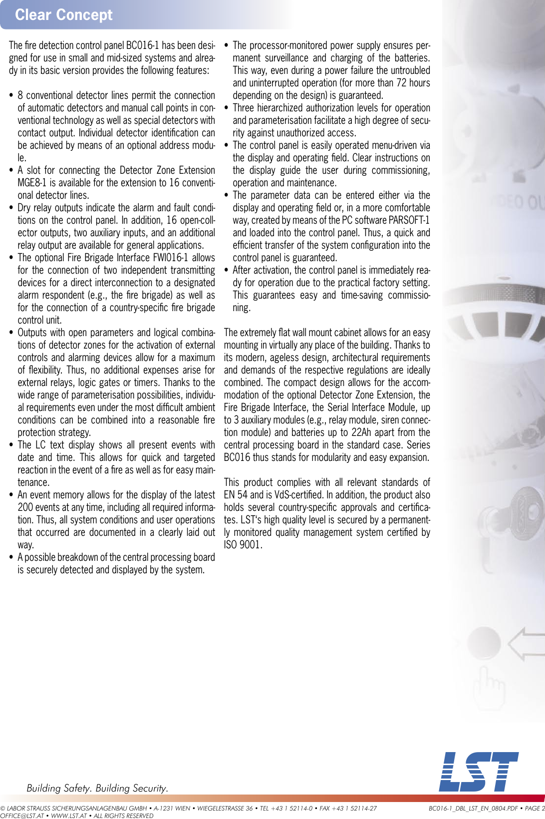 Page 2 of 3 - Lst Lst-Bc016-1-Users-Manual- Datenblätter Lst-bc016-1-users-manual