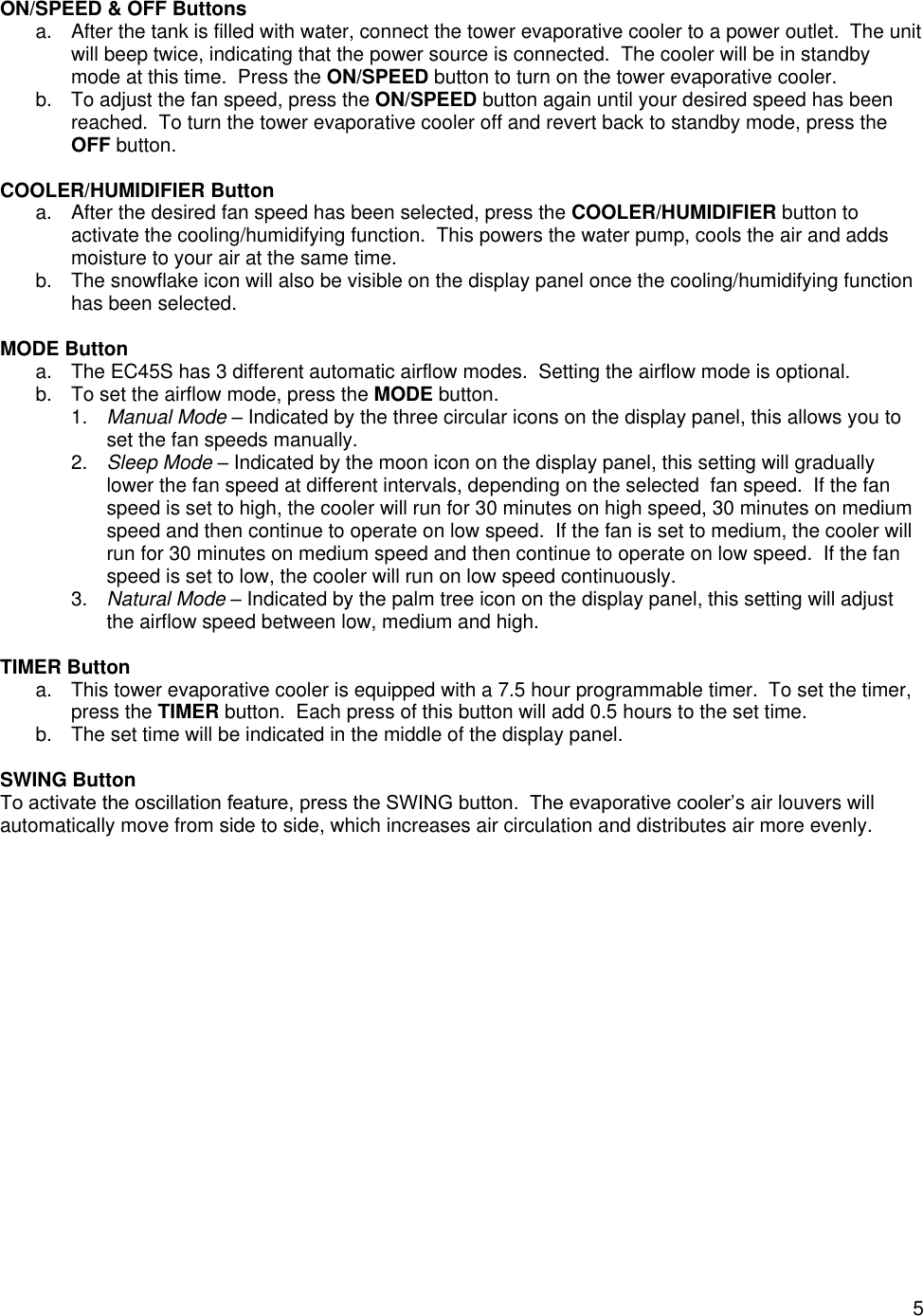 Page 7 of 10 - Luma-Comfort Luma-Comfort-Luma-Comfort-Fan-Ec45S-Users-Manual-  Luma-comfort-luma-comfort-fan-ec45s-users-manual