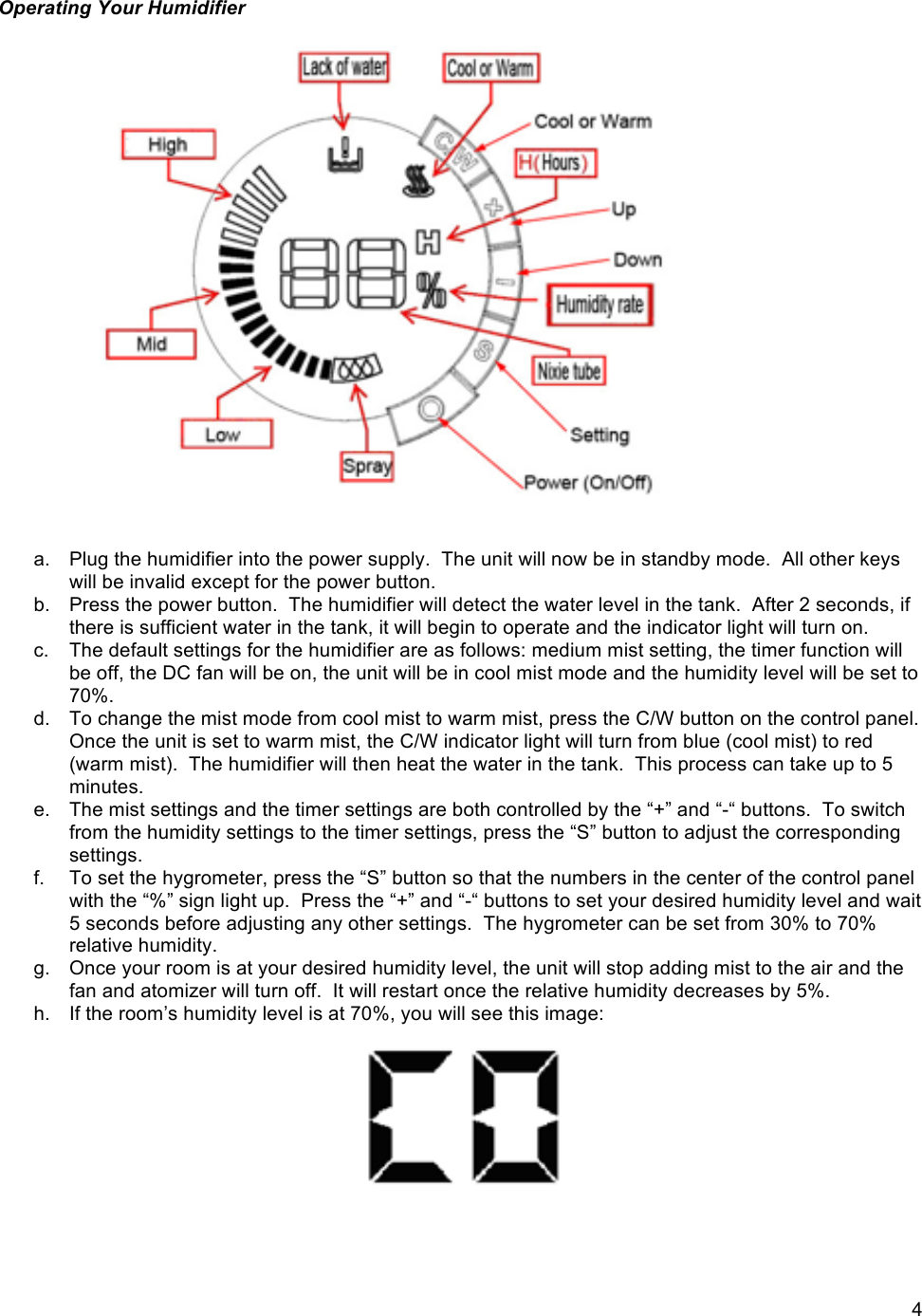Page 6 of 9 - Luma-Comfort Luma-Comfort-Luma-Comfort-Humidifier-Hcw10B-Users-Manual HCW10B-Manual-Editedx