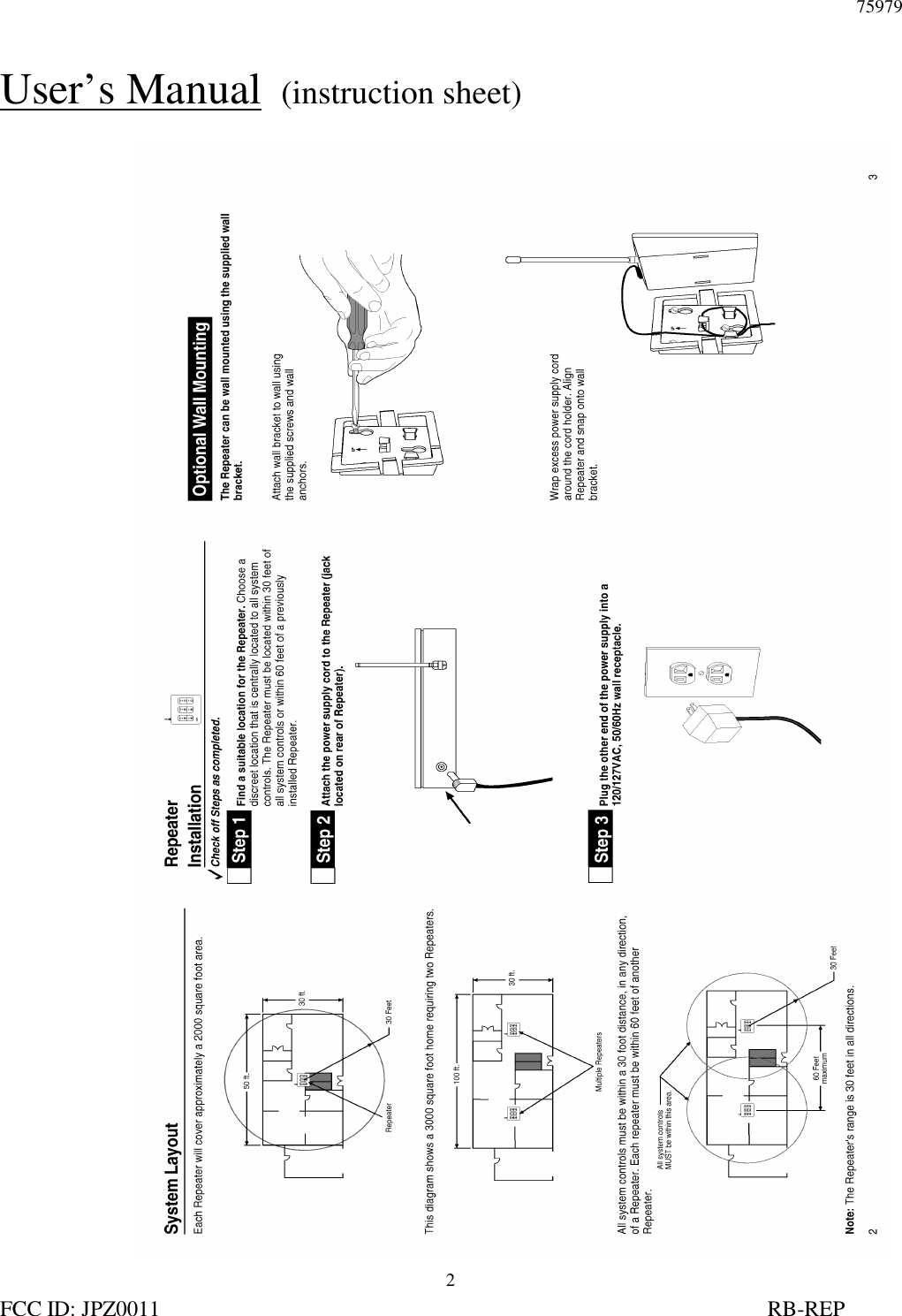 Lutron Electronics 0011 Lighting Control Transmitter User Manual