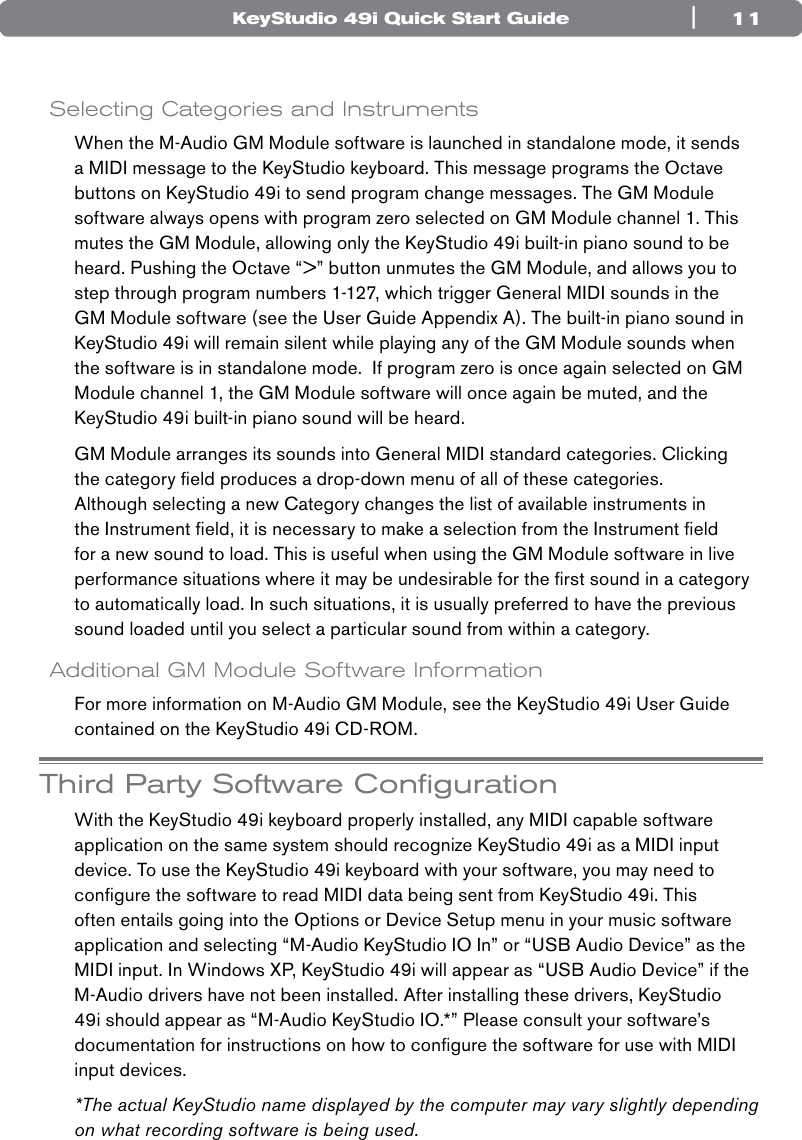 Page 11 of 12 - M-Audio M-Audio-Keystudio-49I-Users-Manual- KeyStudio 49i Quick Start Guide  M-audio-keystudio-49i-users-manual