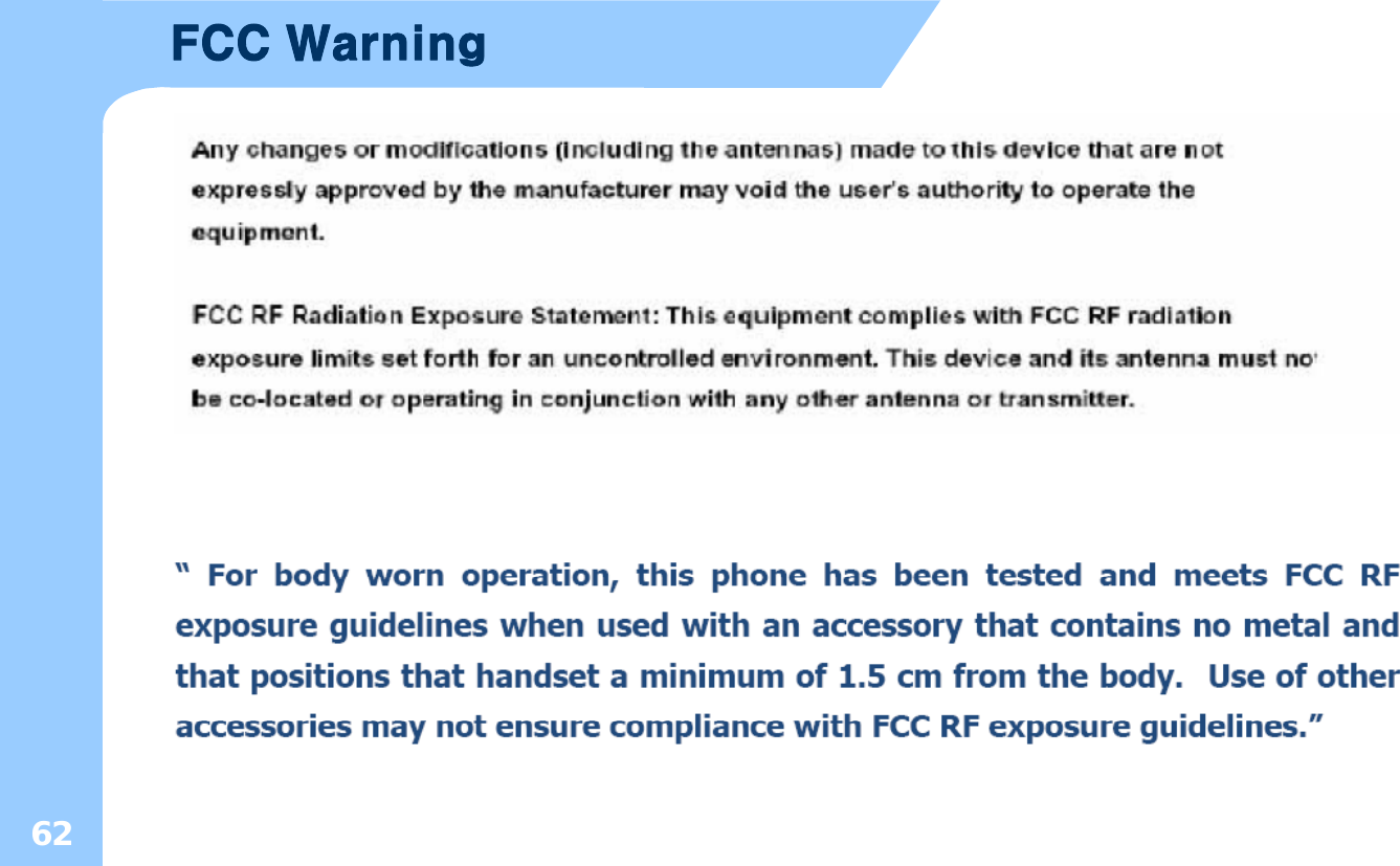 FCC Warning62