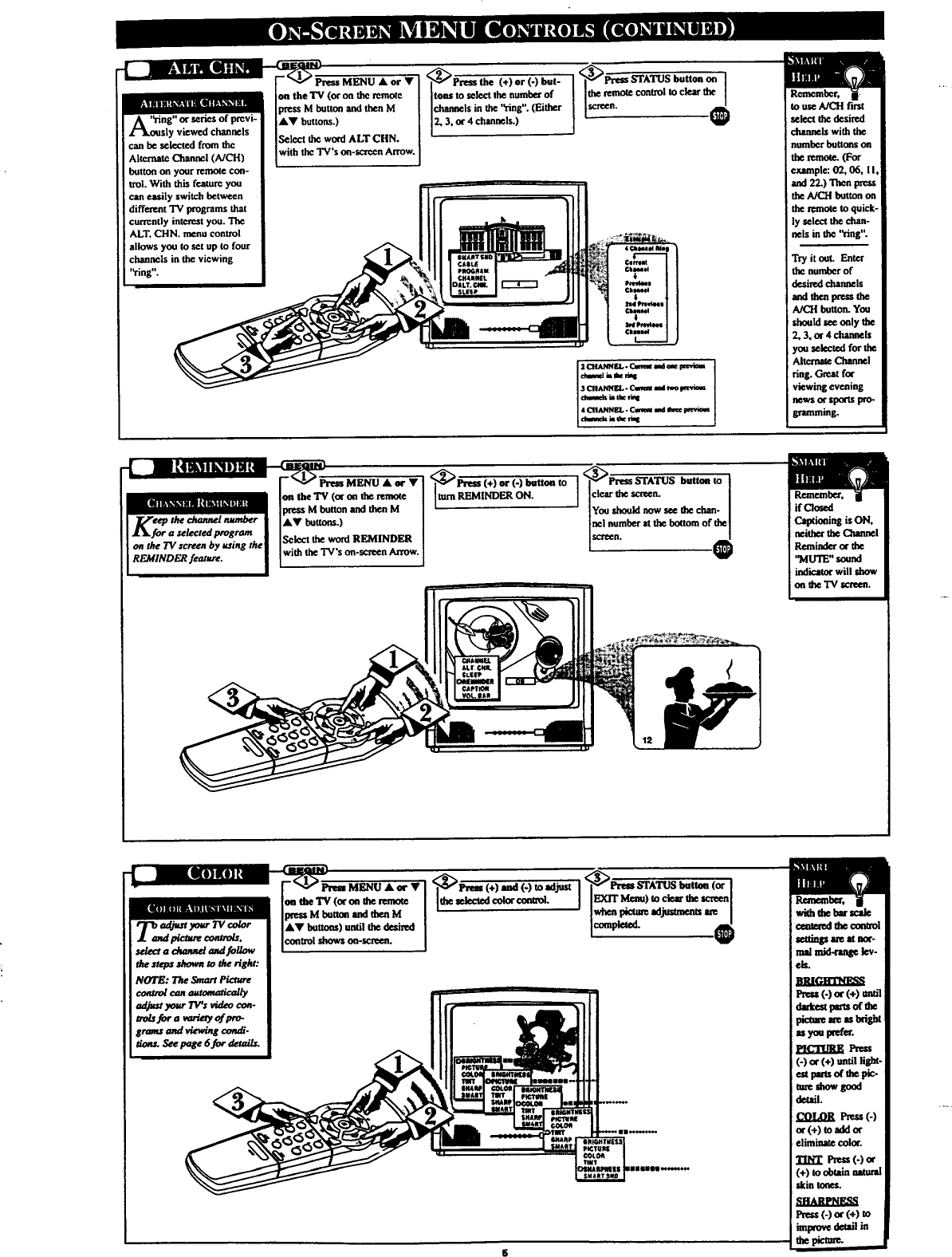 Page 5 of 8 - MAGNAVOX  Direct View Digital 27 To 40 TV Manual 97100177