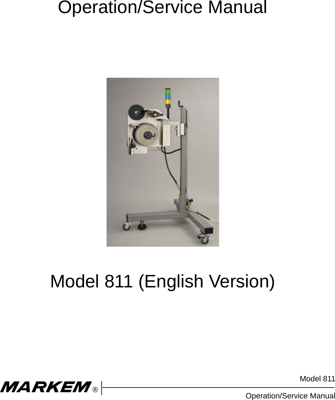 Model 811 Operation/Service Manualm®Operation/Service ManualModel 811 (English Version)