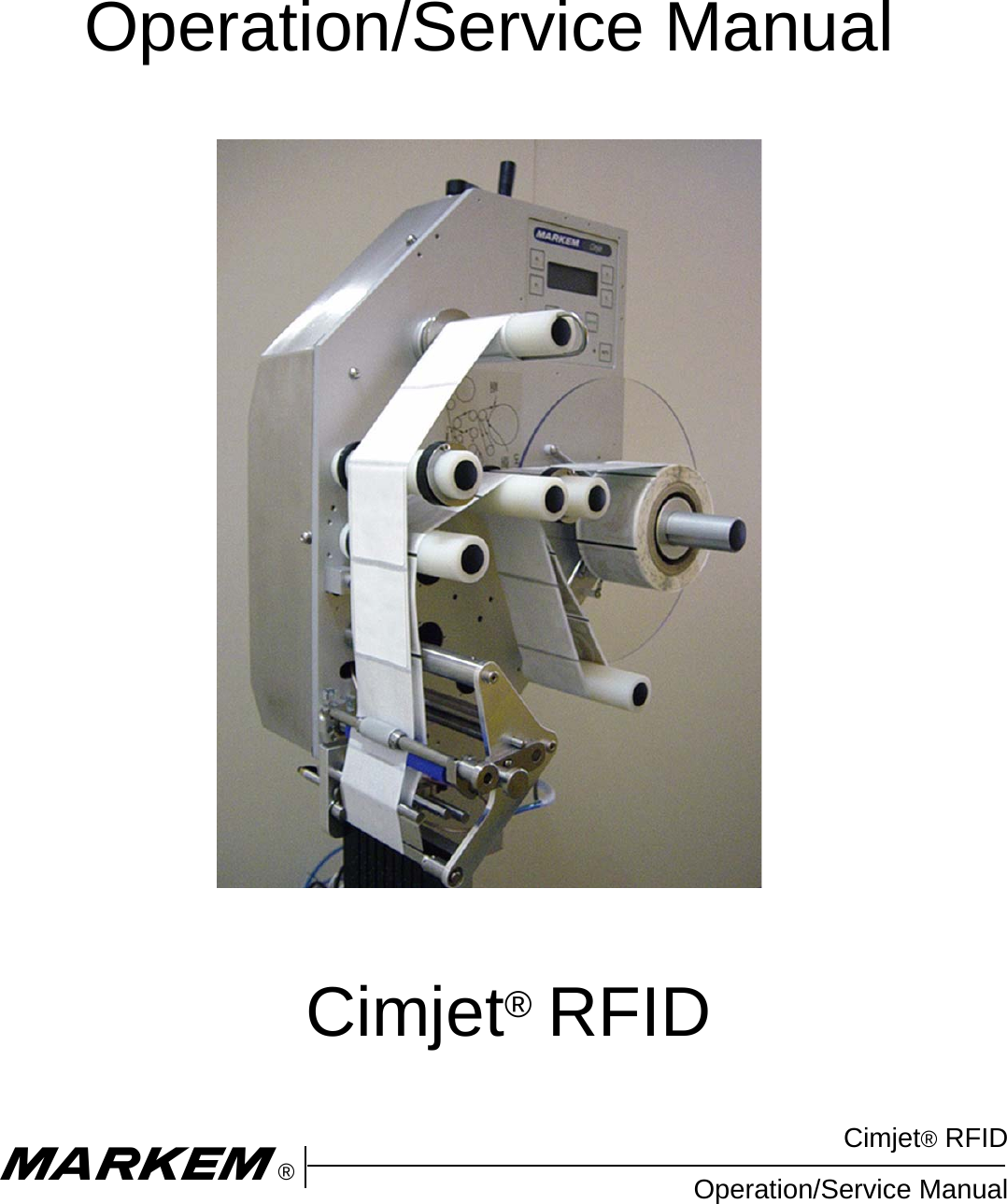 Cimjet® RFID Operation/Service Manualm®Operation/Service ManualCimjet® RFID