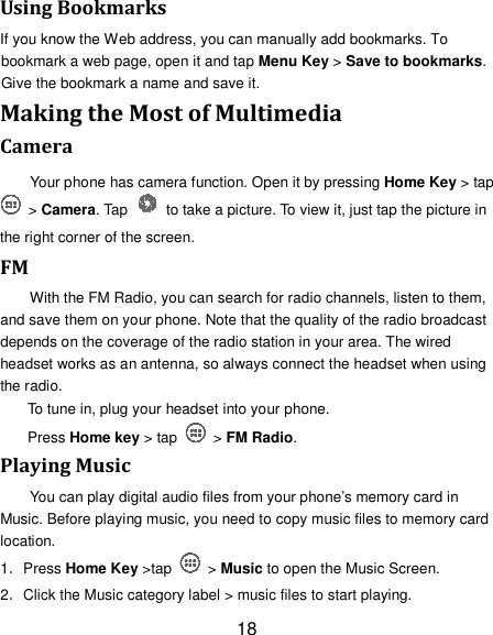 Page 18 of MAXWEST TELECOM ASTRO4 Mobile Phone User Manual Part 1