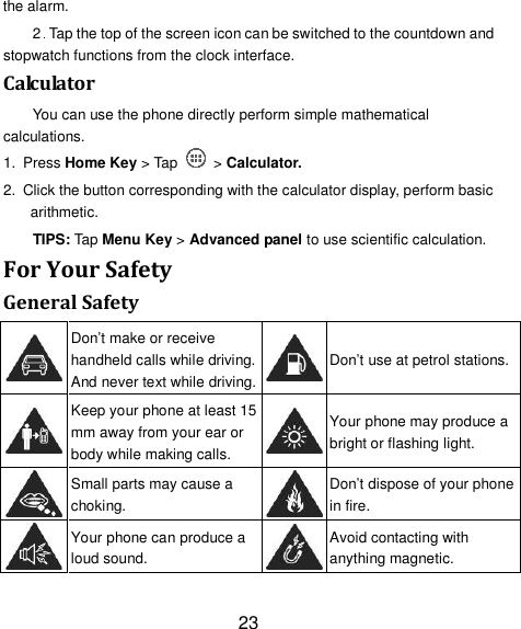 Page 23 of MAXWEST TELECOM ASTRO4 Mobile Phone User Manual Part 1