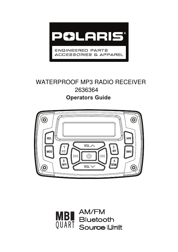 WATERPROOF MP3 RADIO RECEIVER2636364