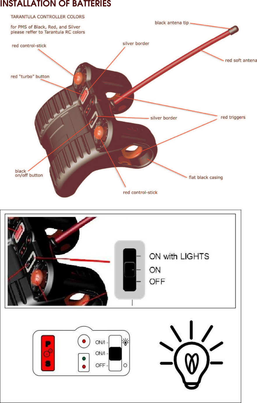 INSTALLATION OF BATTERIES     