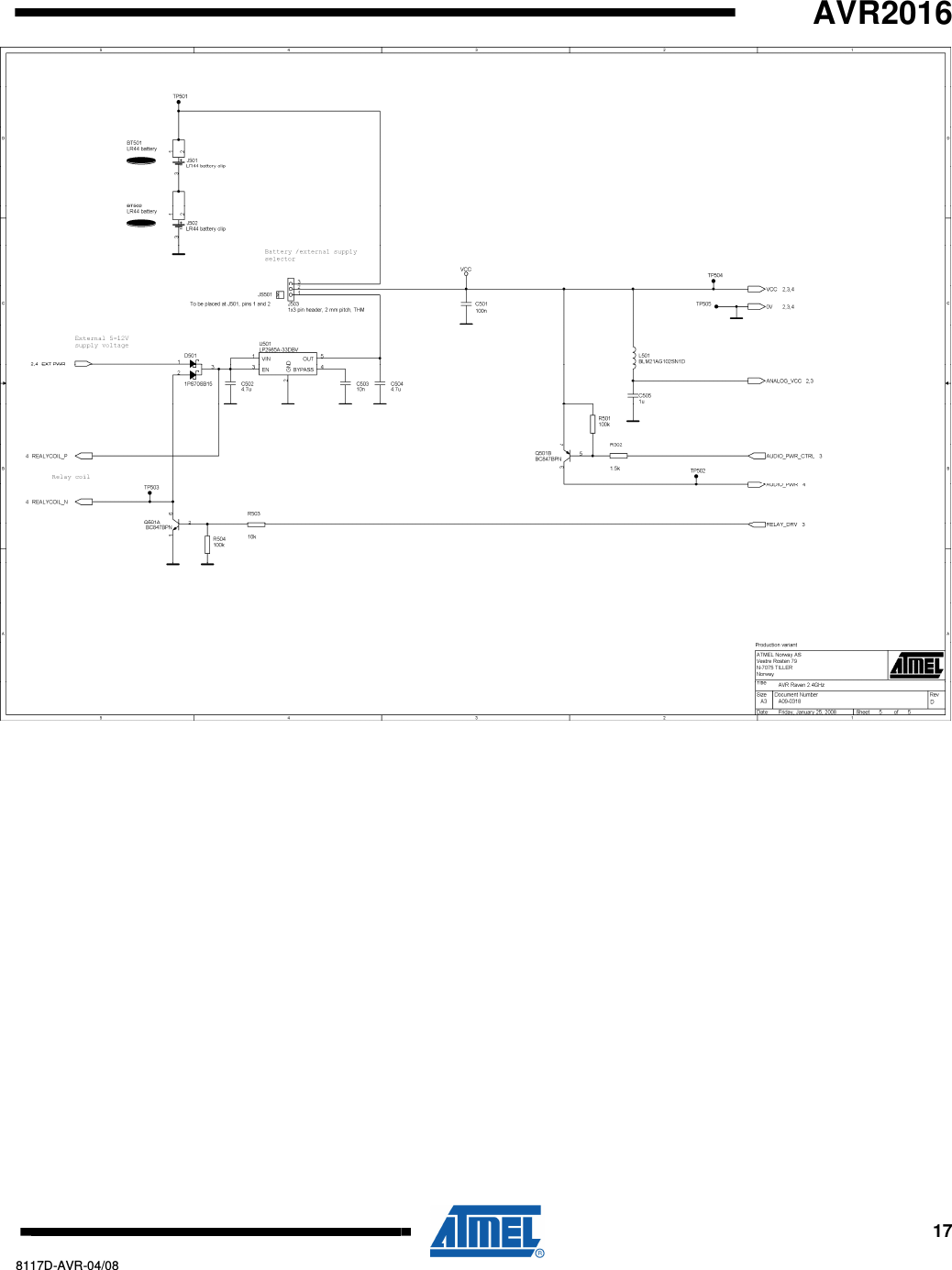   AVR2016     17 8117D-AVR-04/08    