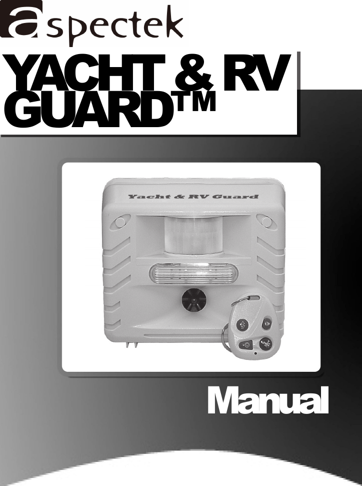 YACHT &amp; RVGUARD™                            Manual