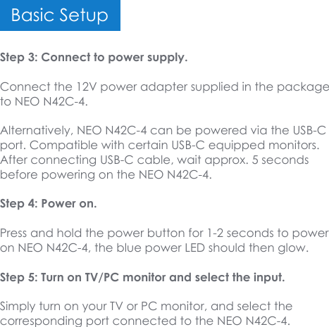 Page 9 of MINIX TECHNOLOGY NEON42C-4 Intel mini PC User Manual MINIX NEO N42C 4   User Guide