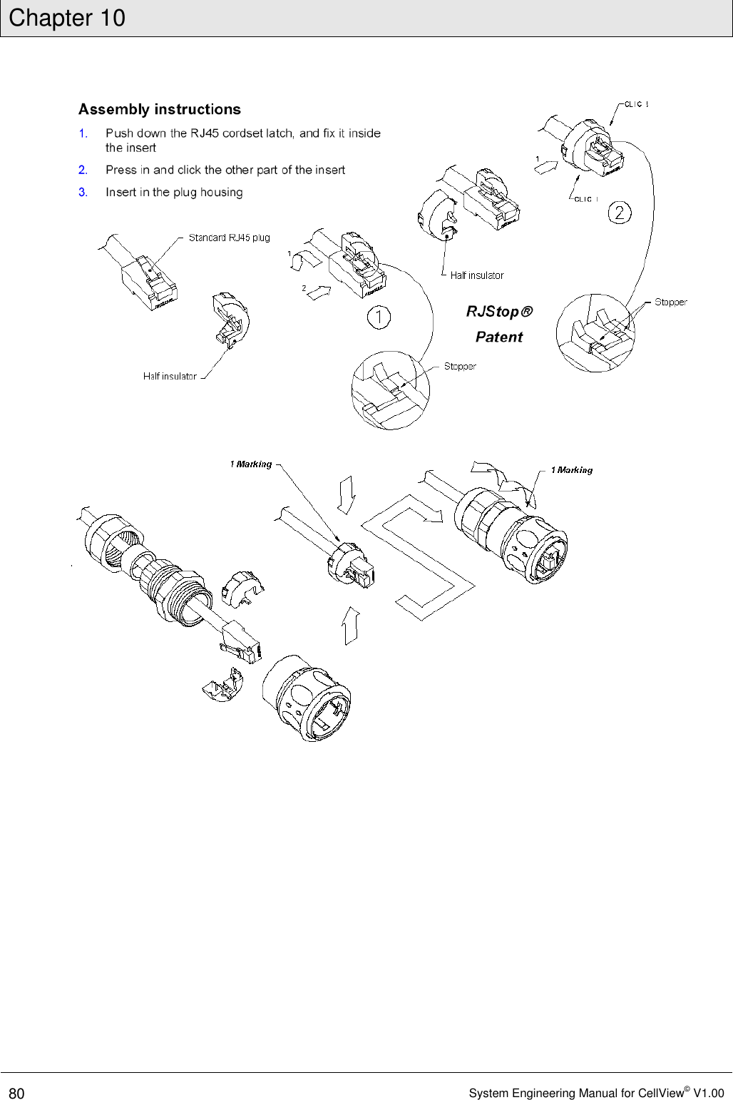 Chapter 10  80 System Engineering Manual for CellView© V1.00   