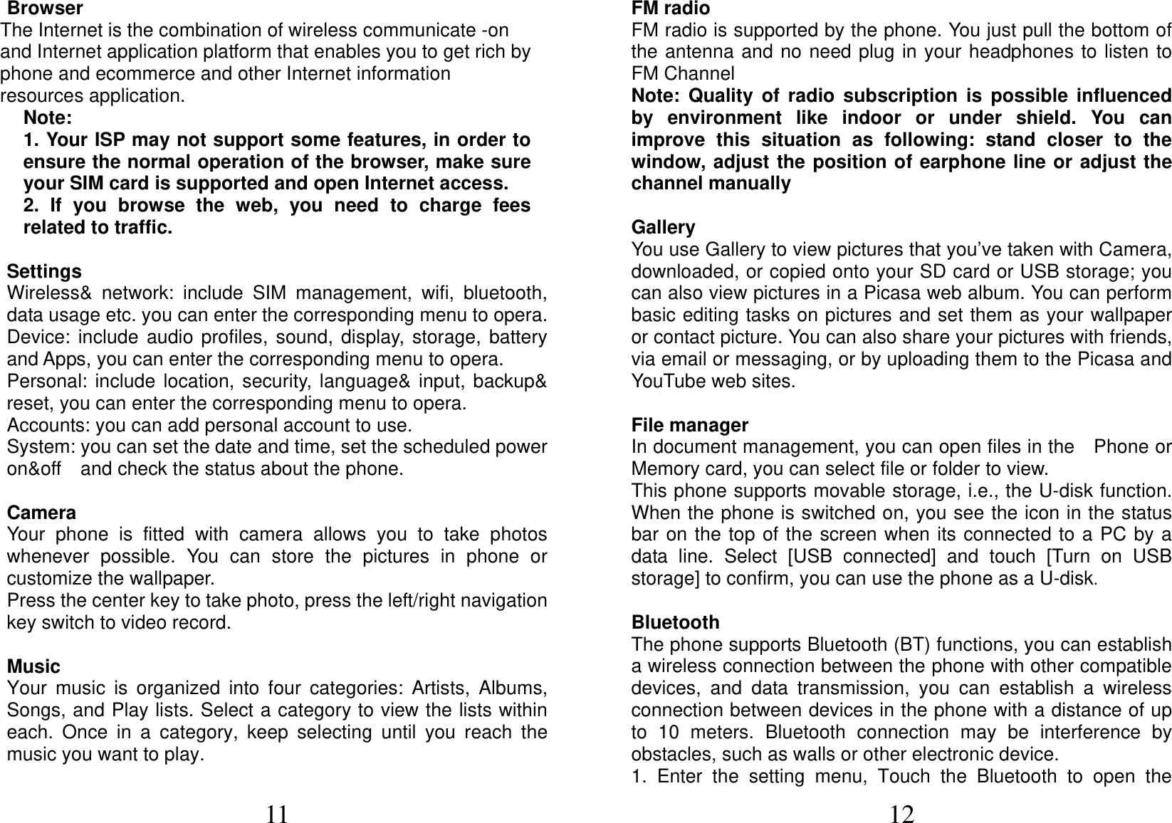 Page 6 of MOBIWIRE MOBILES P281 3G Smart Feature Phone User Manual