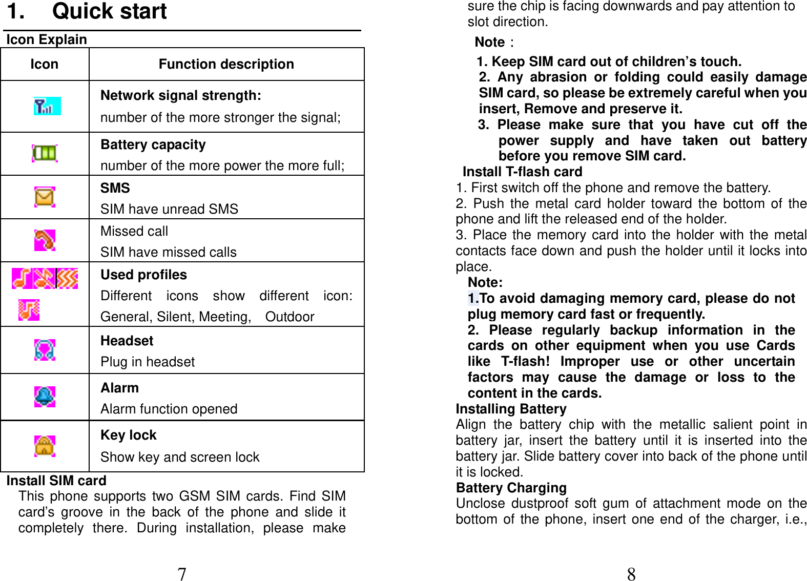 Page 4 of MOBIWIRE MOBILES S191 2G Feature Phone User Manual 