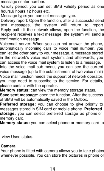 Page 18 of MOBIWIRE MOBILES S241 2G Feature Phone User Manual 